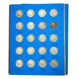 1913-1938 Buffalo Nickel Book (64 Coins)