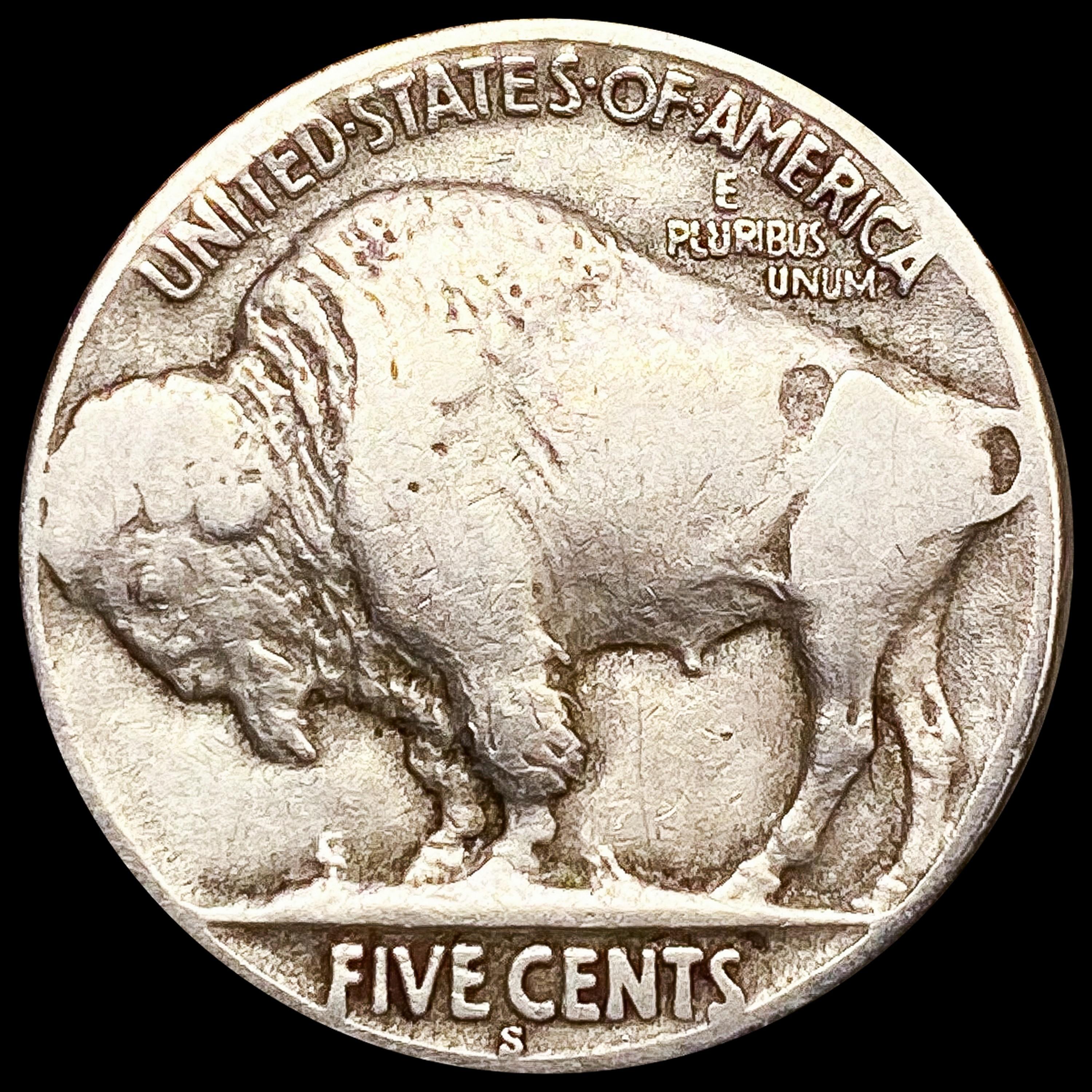 1924-S Buffalo Nickel NICELY CIRCULATED