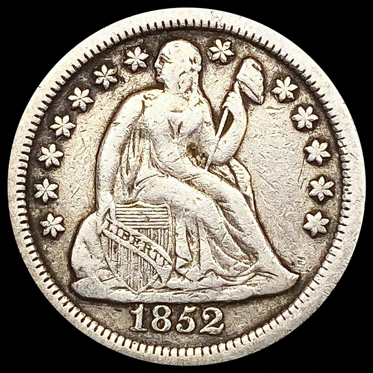 1852-O Seated Liberty Dime LIGHTLY CIRCULATED