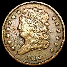 1832 Classic Head Half Cent NEARLY UNCIRCULATED