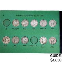 1917-1930 Standing Liberty Album (36 Coins)