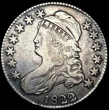 1822/1 Capped Bust Half Dollar LIGHTLY CIRCULATED