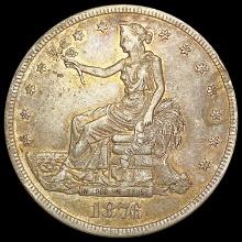 1876-S Silver Trade Dollar NEARLY UNCIRCULATED