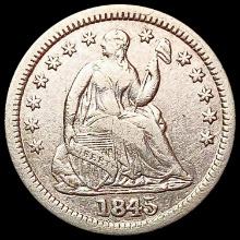 1845 Seated Liberty Half Dime CLOSELY UNCIRCULATED