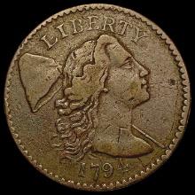 1794 Head of 1795 Liberty Cap Cent LIGHTLY CIRCULA