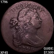 1796 Draped Bust Cent NEARLY UNCIRCULATED