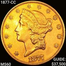 1877-CC $20 Gold Double Eagle UNCIRCULATED