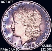 1878 8TF Morgan Silver Dollar GEM PROOF CAM