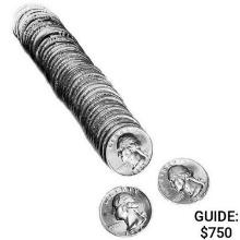 1962 Roll of Proof Washington Quarters [40 Coins]