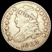 1823 Capped Bust Dime NEARLY UNCIRCULATED