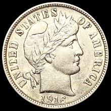 1916 Barber Dime UNCIRCULATED
