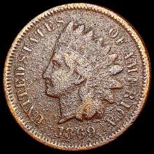 1869 / 9 Indian Head Cent NEARLY UNCIRCULATED