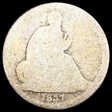 1837 Seated Liberty Dime NICELY CIRCULATED