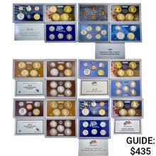 2007-2012 US Proof Sets [88 Coins]