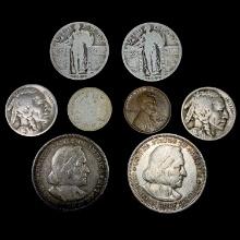 [8] Varied US Coinage (1891-O, (2) 1983, 1914, 192