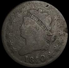 1810/09 Coronet Head Large Cent NICELY CIRCULATED