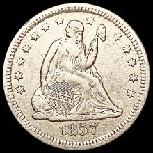 1857-O Seated Liberty Quarter CLOSELY UNCIRCULATED