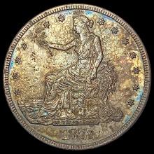 1877-S Silver Trade Dollar CHOICE AU