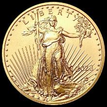 2023 1/4oz $10 Gold Eagle SUPERB GEM BU