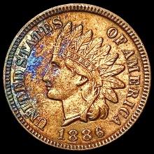 1886 Ty 1 Indian Head Cent CLOSELY UNCIRCULATED