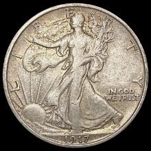 1917 Walking Liberty Half Dollar NEARLY UNCIRCULAT