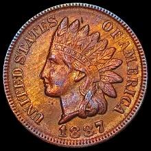 1887 Indian Head Cent CLOSELY UNCIRCULATED