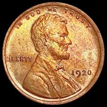 1920 RED Wheat Cent UNCIRCULATED