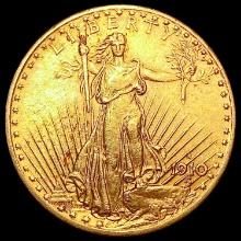 1910-S $20 Gold Double Eagle CLOSELY UNCIRCULATED