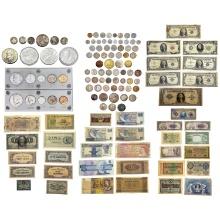 1861-2012 [121] Varied World Coin & Paper Currency