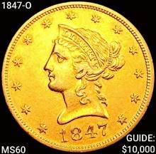 1847-O $10 Gold Eagle UNCIRCULATED