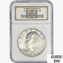 1971-S Eisenhower Silver Dollar NGC PF69 UC
