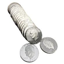 1971-76 Ike Dollar Roll - Proof (20 Coins)