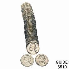 1951 BU 1951 S Jefferson Roll (40 Coins