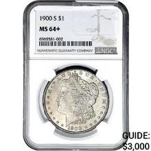 1900-S Morgan Silver Dollar NGC MS64+