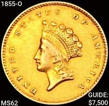 1855-O Rare Gold Dollar UNCIRCULATED