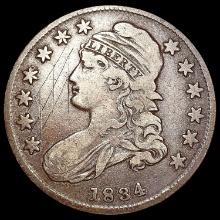 1834 Capped Bust Half Dollar NICELY CIRCULATED