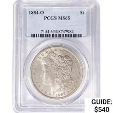 1884-O Morgan Silver Dollar PCGS MS65