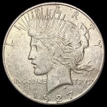 1927-S Silver Peace Dollar NEARLY UNCIRCULATED