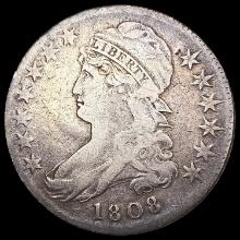 1808 Capped Bust Half Dollar NICELY CIRCULATED