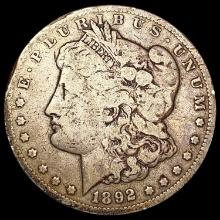 1892-CC Morgan Silver Dollar LIGHTLY CIRCULATED