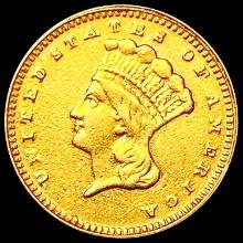 1874 Rare Gold Dollar CLOSELY UNCIRCULATED