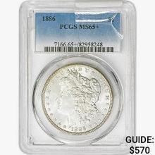 1886 Morgan Silver Dollar PCGS MS65+