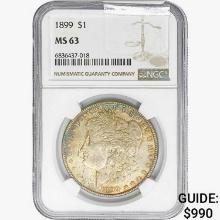 1899 Morgan Silver Dollar NGC MS63