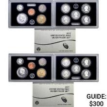 2017 Silver PR Sets (20 Coins)
