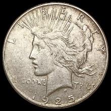 1925-S Silver Peace Dollar CLOSELY UNCIRCULATED