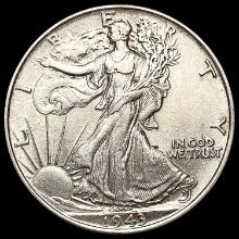 1943 Walking Liberty Half Dollar UNCIRCULATED