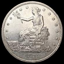 1877-S Silver Trade Dollar CHOICE AU