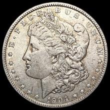 1904 Morgan Silver Dollar NEARLY UNCIRCULATED