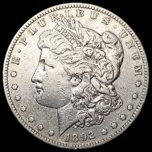 1892 Morgan Silver Dollar CLOSELY UNCIRCULATED