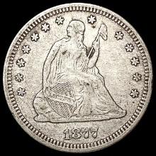 1877-S Seated Liberty Quarter LIGHTLY CIRCULATED